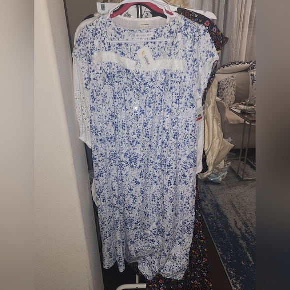 NWT Eileen West waltz cap sleeve gown sz xs - Picture 6 of 7